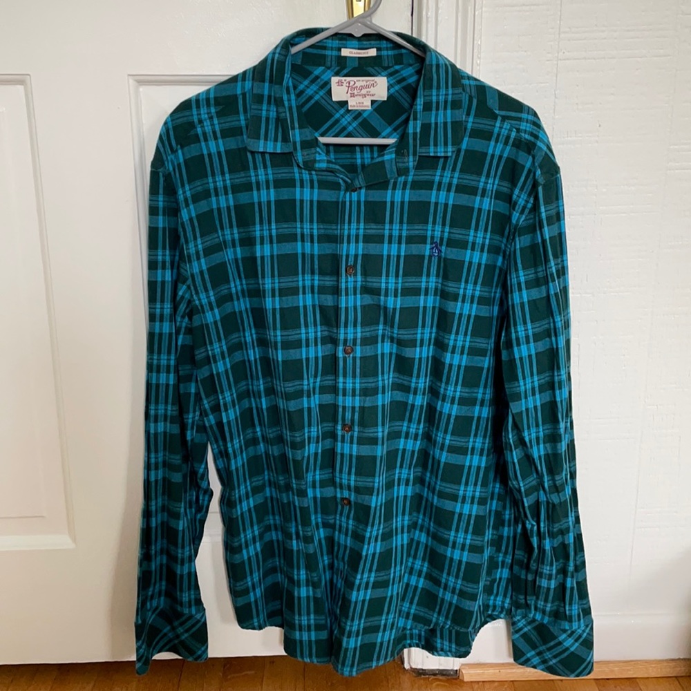 Original Penguin Plaid Button Down Shirt